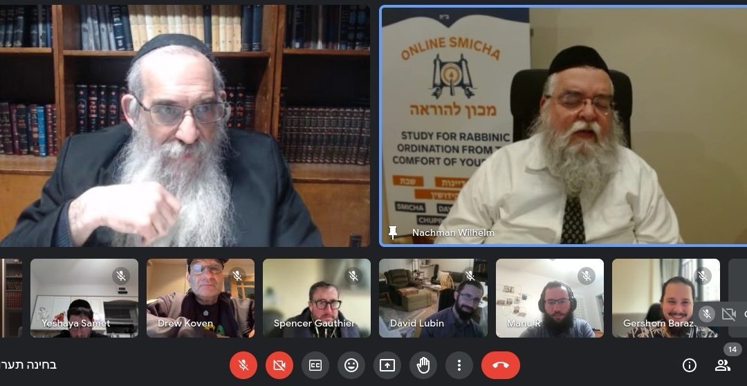 Lawyers, Bochurim, Professionals Test For Smicha